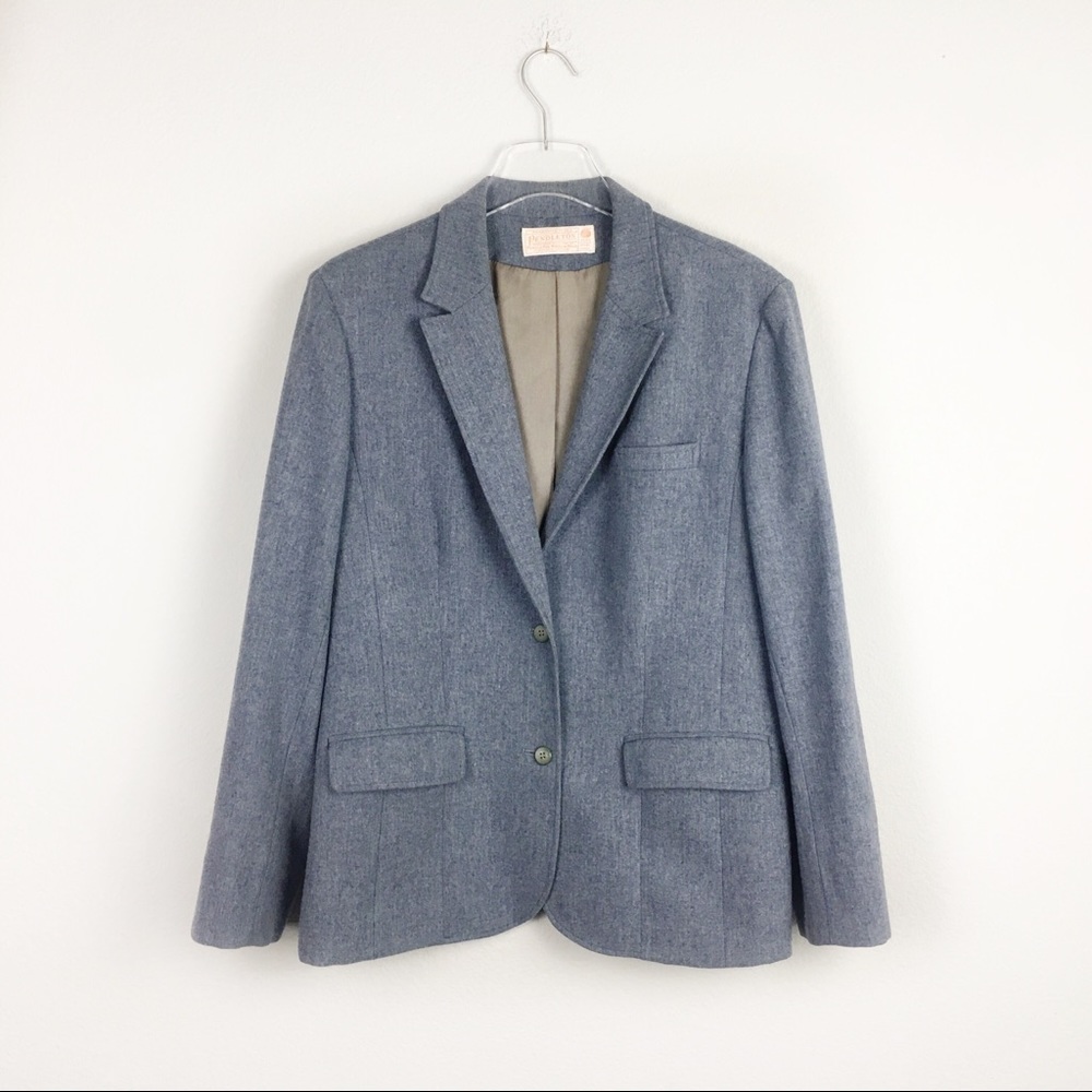 Pendleton | Blue Two Button Wool Blazer | 10/12